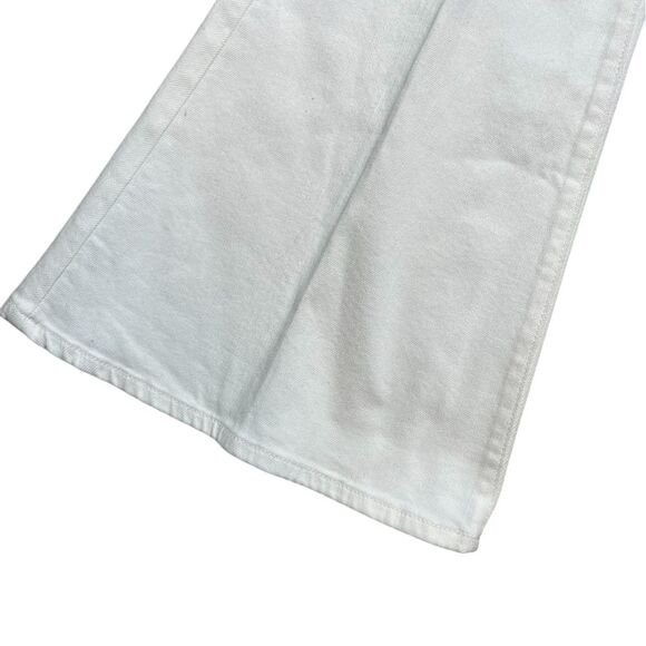 NWT 7 FOR ALL MANKIND JEANS Mega Flare Clean White Size 29 - Picture 7 of 12